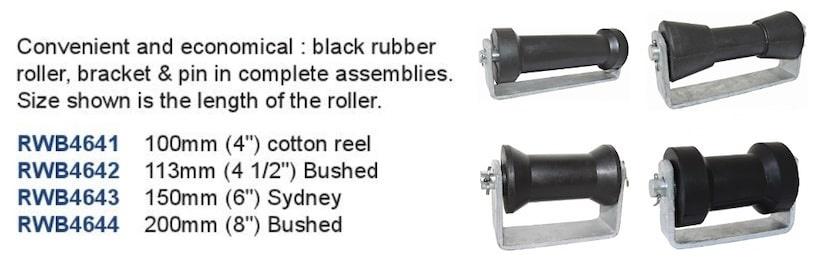 Boat trailer bracket and roller assembly 4 size options - Escaping Outdoors