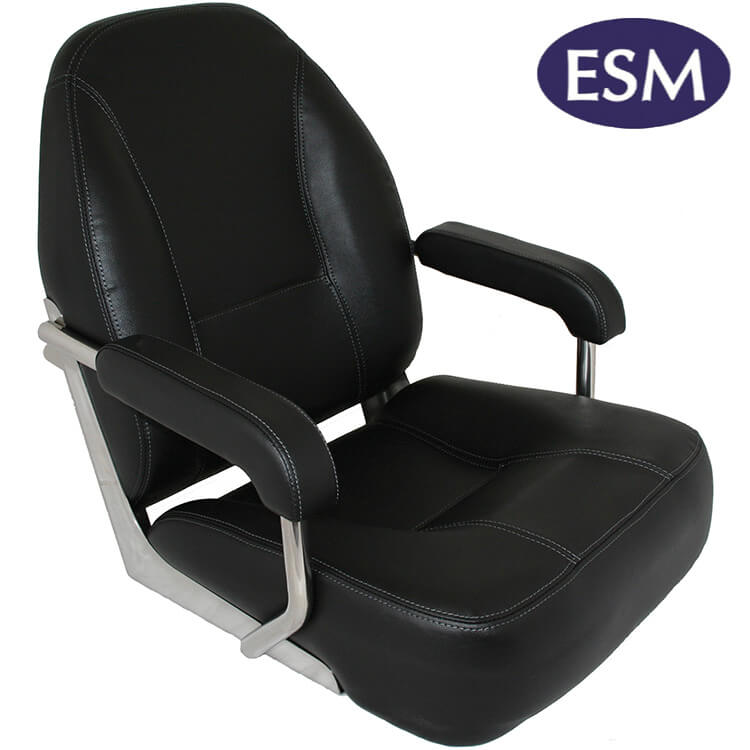ESM Mojo deluxe helm marine boat seat black - Escaping Outdoors