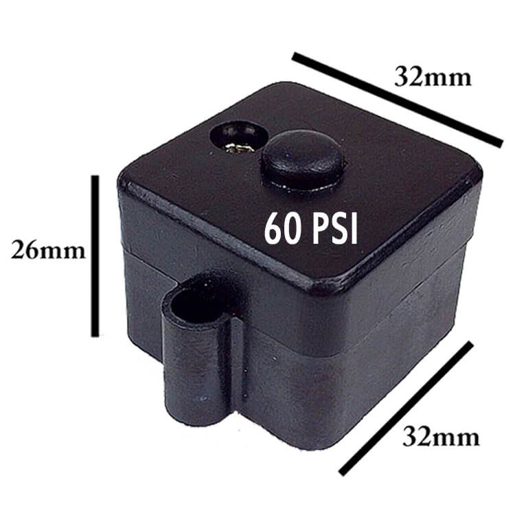 Escaping Outdoors 12v FL diaphragm water pump 60 PSI pressure switch