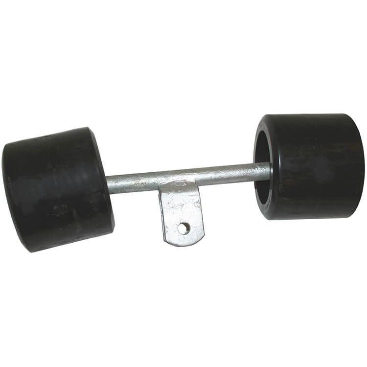 trailer rollers double poly wobble assembly 22mm - Escaping Outdoors